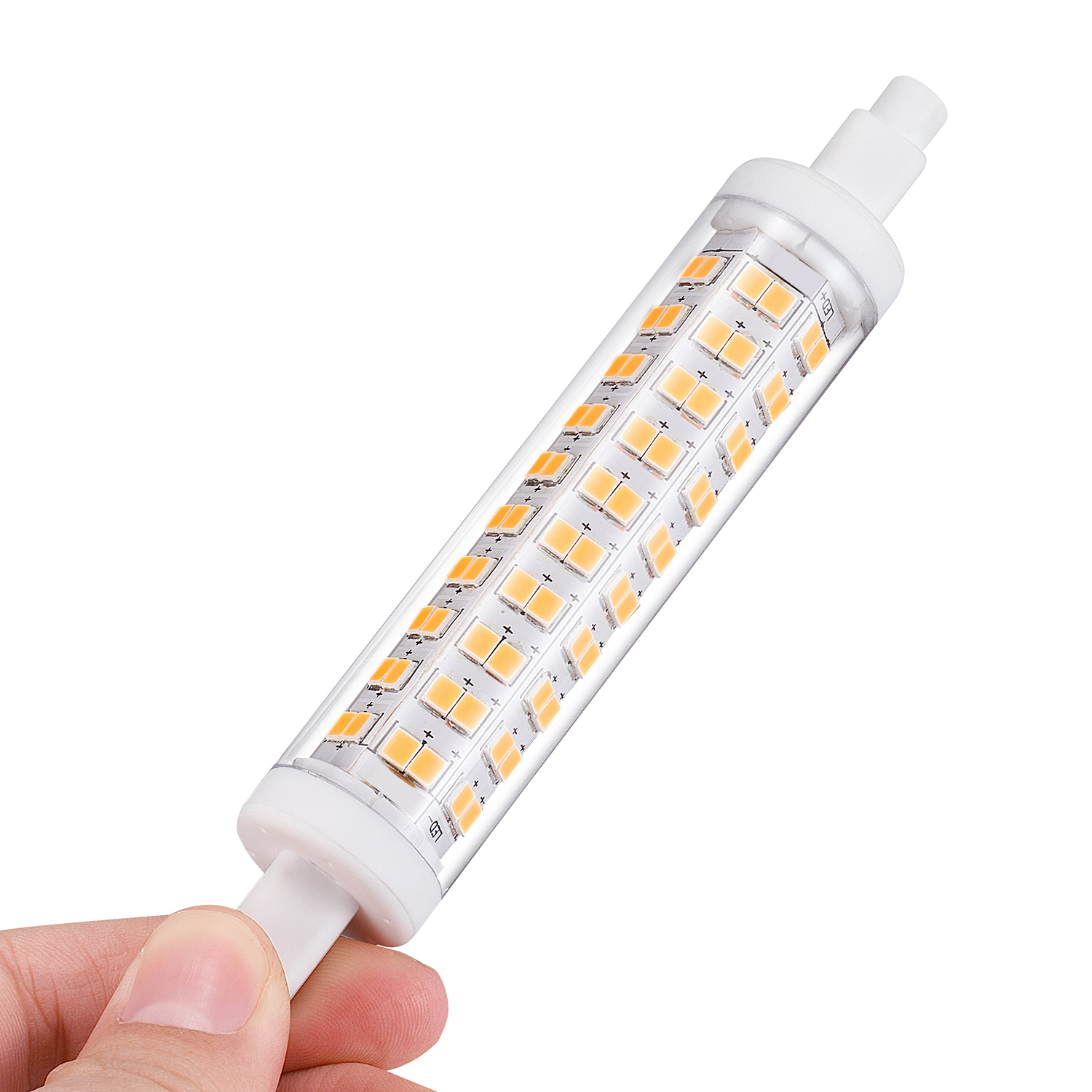 White Dayker R7s LED 118mm Dimmable 10W Double Ended J Type 1000LM AC 110V R7s Standard Floodlight Halogen Replacement Bulb